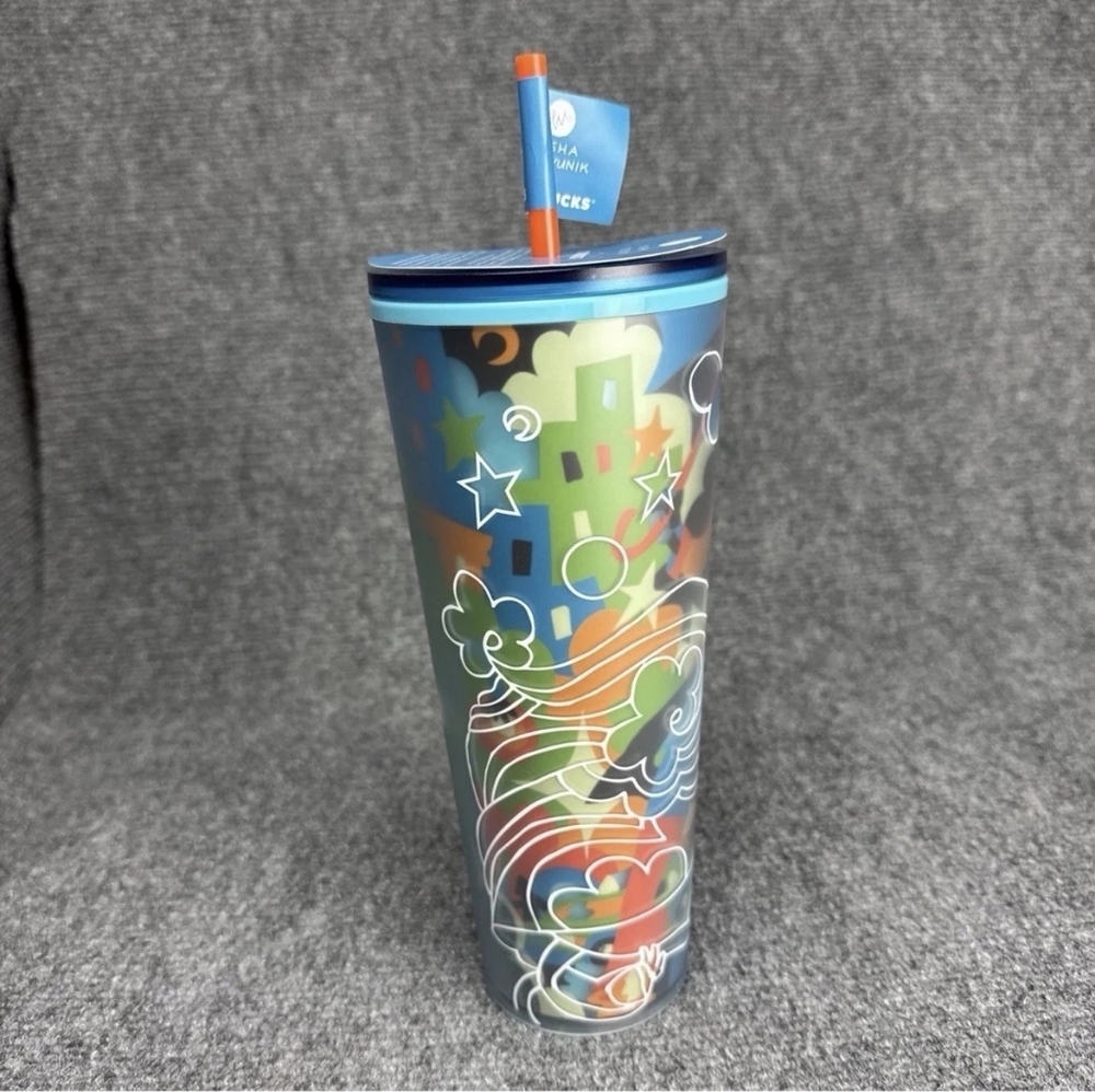 2025 Starbucks Misha Tyutyunik LE Artist Collab City Life Cold Cup 24oz